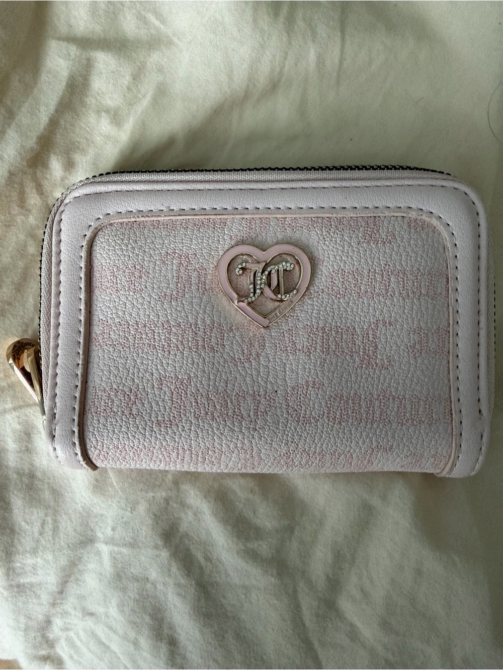 NWOT Juicy Couture Flawless Medium Double Zip Wallet